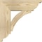 Ekena Millwork Thorton Traditional Rough Sawn Bracket w/ Offset Brace, Douglas Fir, 6"W x 16"D x 16"H BKT0604X16X16THR01RDF - alternate 4